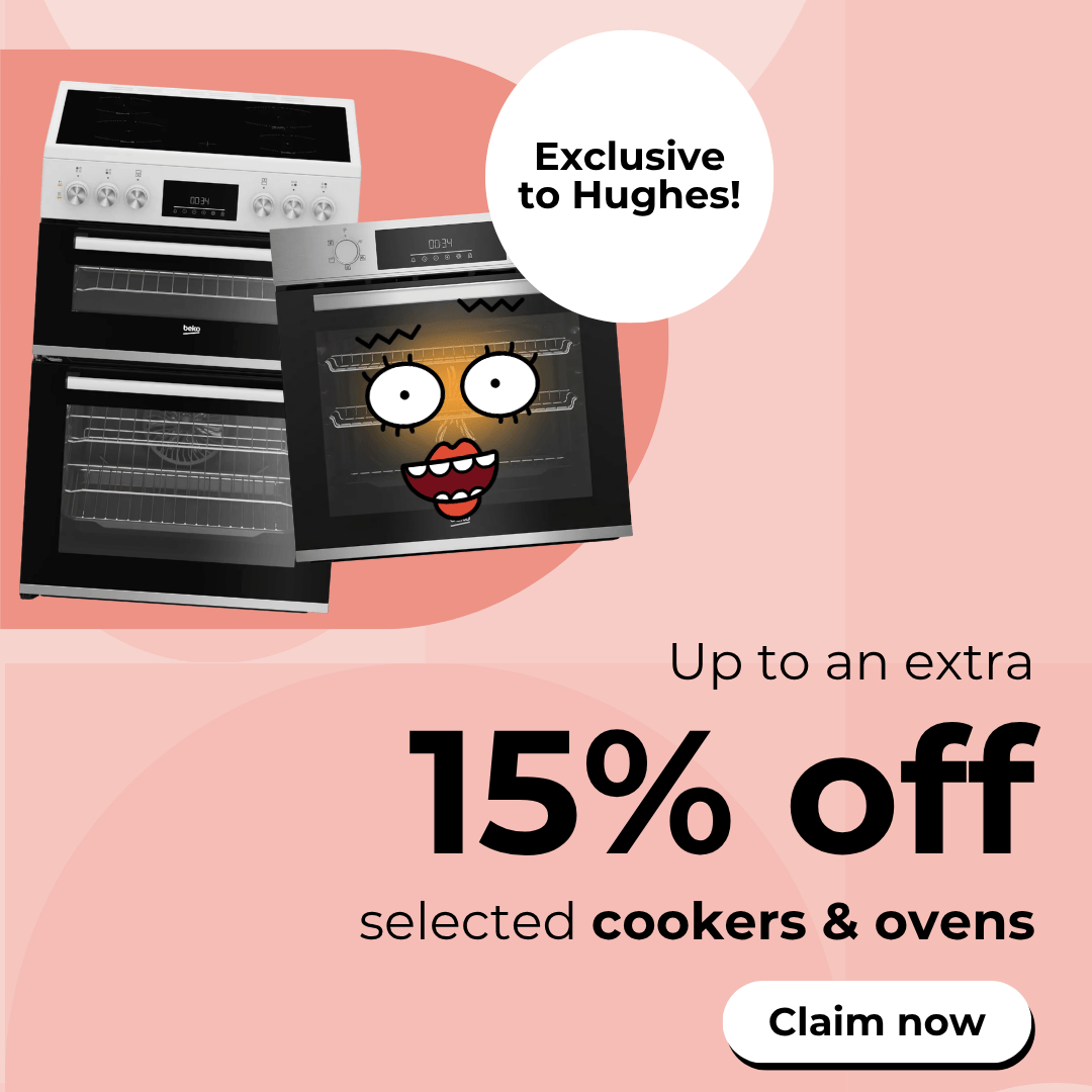 Up to an extra 15% off selected cookers & ovens